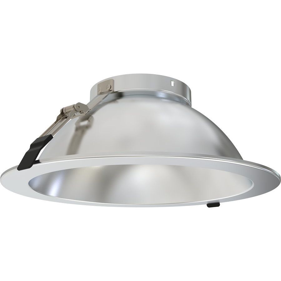 RAB Lighting ND22 10 In. Round Trim, Haze Cone, Haze Flange, ND22T-10RHZ