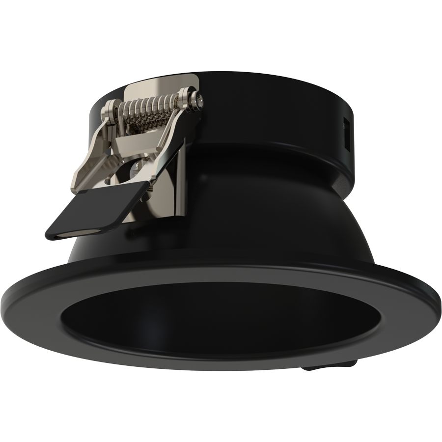 RAB Lighting ND22 3 In. Round Trim, Black, ND22T-3RB