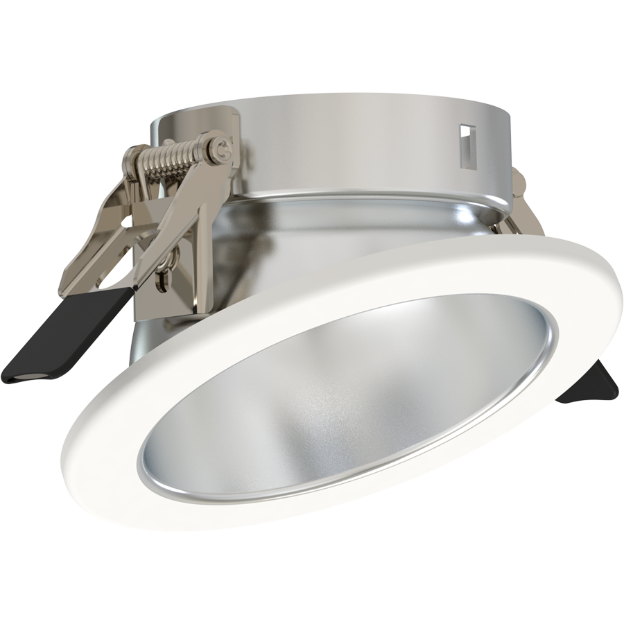 RAB Lighting ND22 3 In. Wall Wash Trim, Haze, White Flange, ND22T-3RHW-WW