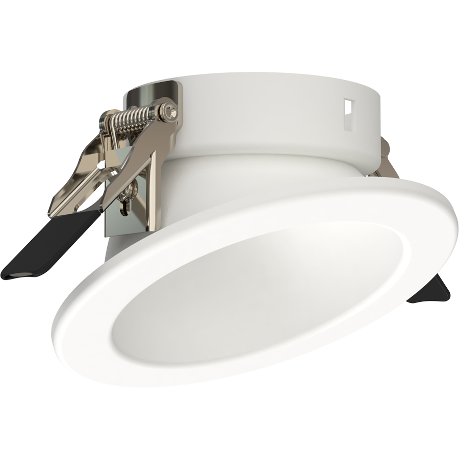 RAB Lighting ND22 3 In. Wall Wash Trim, White, White Flange, ND22T-3RW-WW