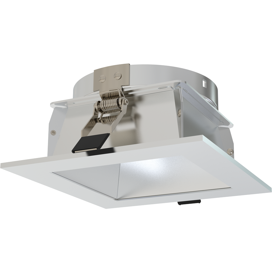 RAB Lighting ND22 4 In. Square Trim, Haze Cone, Haze Flange, ND22T-4HSHZ