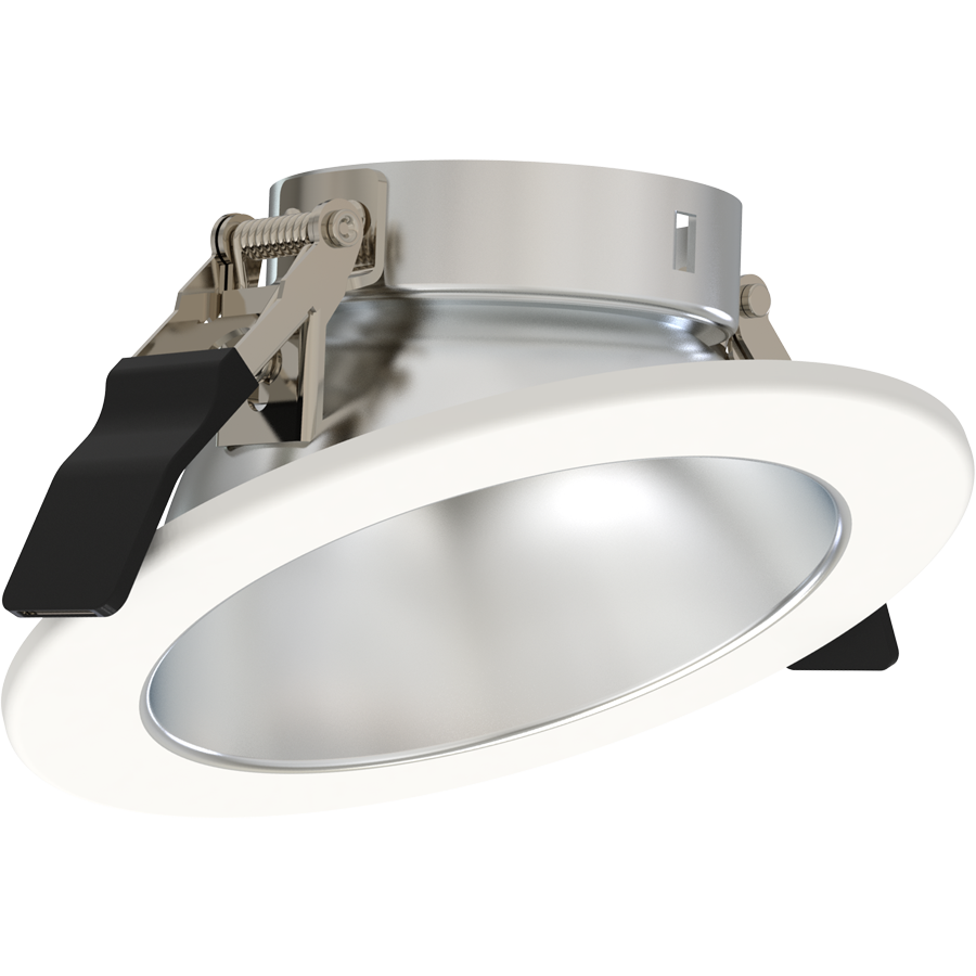 RAB Lighting ND22 4 In. Wall Wash Trim, Haze Cone, White Flange, ND22T-4RHW-WW