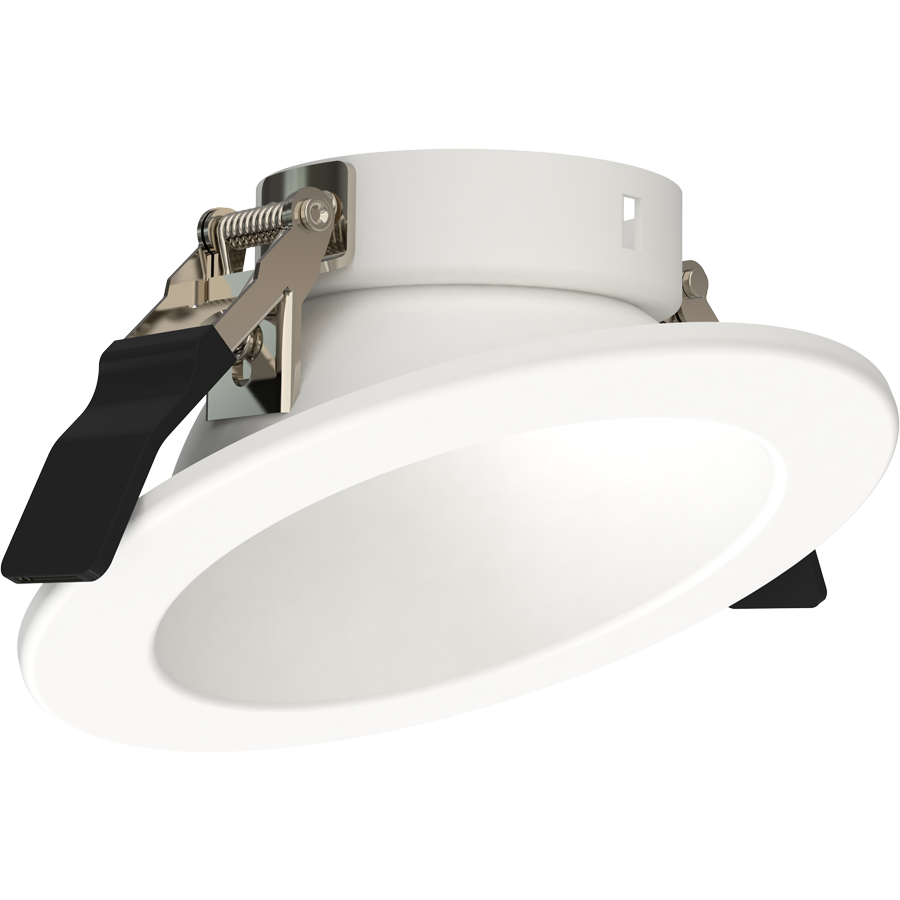 RAB Lighting ND22 4 In. Wall Wash Trim, White Cone, White Flange, ND22T-4RW-WW