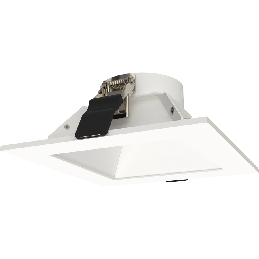 RAB Lighting ND22 4 In. Square Trim, White, ND22T-4SW
