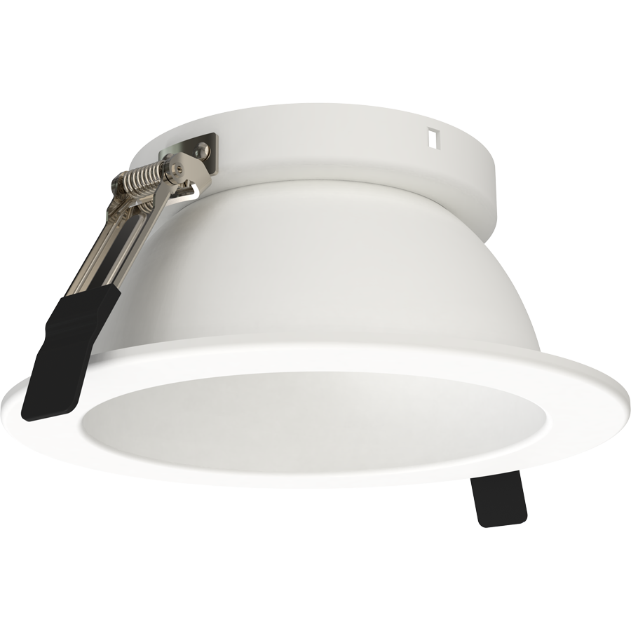RAB Lighting ND22 6 In. Round Trim, White, ND22T-6HRW