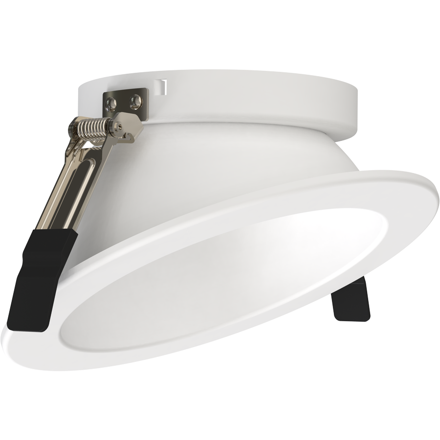 RAB Lighting ND22 6 In. Wall Wash Trim, White, ND22T-6HRW-WW