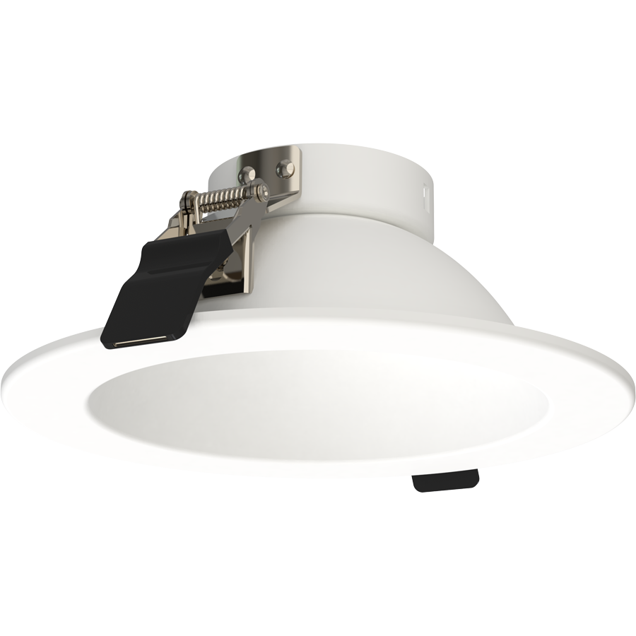 RAB Lighting ND22 6 In. Round Trim, White Cone, White Flange, ND22T-6RW