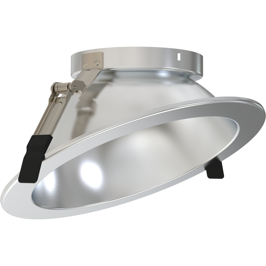 RAB Lighting ND22 8 In. Round Wall Wash Trim, Haze Cone, Haze Flange, ND22T-8RHZ-WW