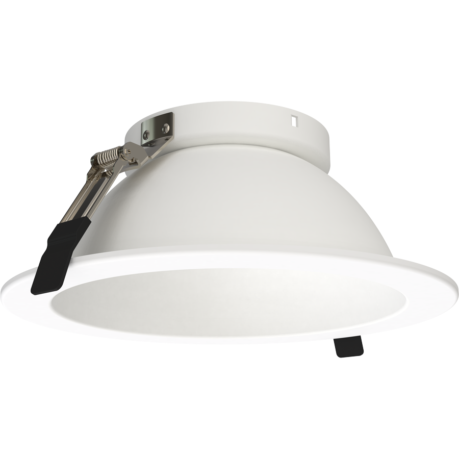 RAB Lighting ND22T 8 In. Round Trim, White, ND22T-8RW