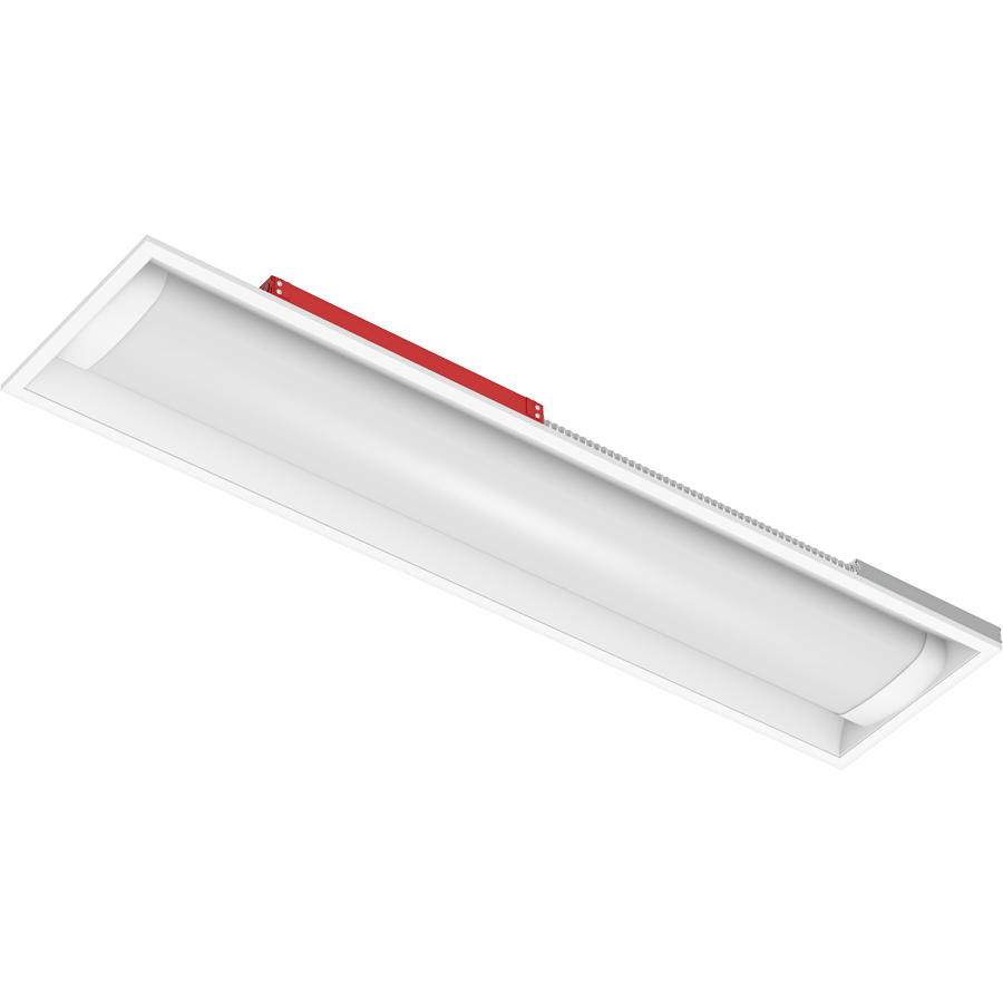 RAB Lighting SWISH 1X4 Linear Panel, 35/26/18W, CCT Selectable, 120–277V, Battery Backup, SWISH1X4/E
