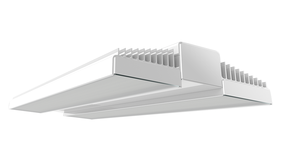 RAB Lighting RAIL 225W, 5000K, PIR Sensor, 120-277V, White/Aluminum, RAIL225/PIR