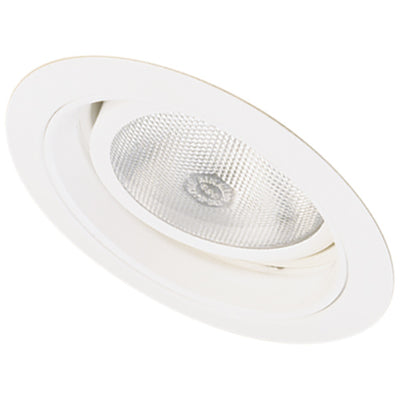 Elco Lighting 5" Sloped Adjustable Gimbal Ring with Reflector, 75W MAX PAR30 or LED, EL577C