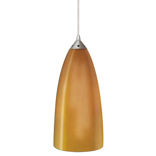 Elco Lighting Bale Glass Low Voltage Pendant, 50W, 12V, GU5.3, Frost, E20FR