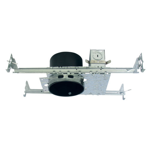 Elco Lighting 4" Housing with Plaster Frame, Remote Transformer, MR16 GU5.3, 35W, 120V, E450