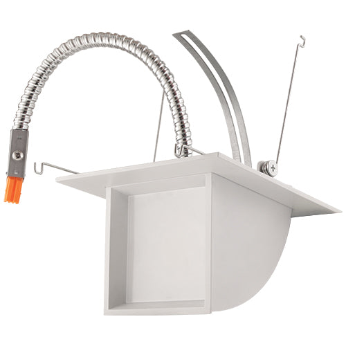 Elco Lighting 5" Pull Down LED Light Engine, Frosted Lens, 50,000 Hours L70, White, E521L2040W