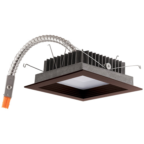 Elco Lighting 5" LED Light Engine with Baffle Trim, Frosted Lens, E524L2030W