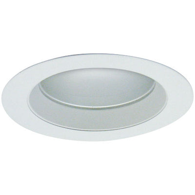 Elco Lighting 4" Reflector Trim with Frosted Lens, White, EL4424W