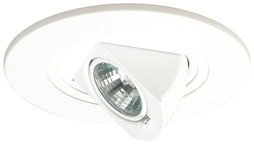 Elco Lighting 5" Drop Adjustable Trim, 12V 75W MAX, White, EL5497W