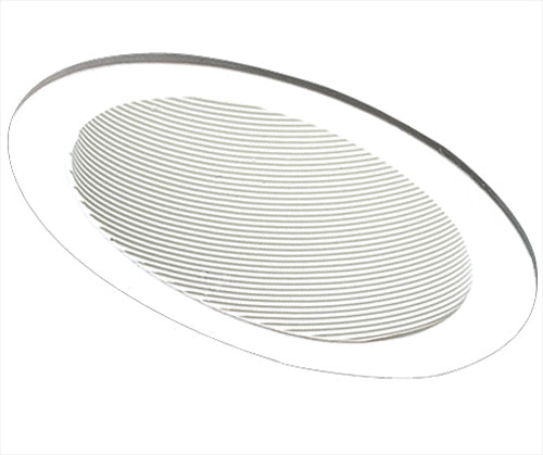 Elco Lighting 6" Adjustable Sloped Baffle Trim with Bracket, White, EL622KW