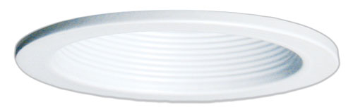 Elco Lighting 4" Airtight Baffle Cone Trim, 75W PAR30, White, EL902W
