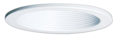 Elco Lighting 4" Airtight Baffle Cone Trim, 75W PAR30, White, EL902W