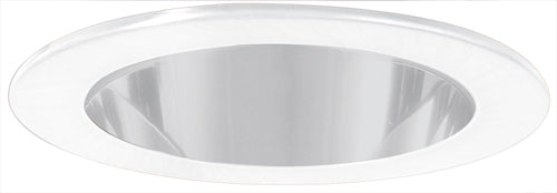 Elco Lighting 4" Shower Reflector Trim, Clear Lens, 50W MAX PAR20, White, EL9111W