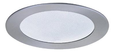 Elco Lighting 4" Shower Trim, Frosted Lens, 32W MAX CFL, White, EL912W
