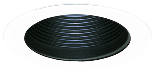Elco Lighting 4" Metal Step Baffle Trim, EL993MB