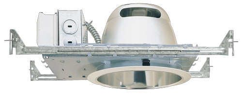 Elco Lighting 7" Horizontal CFL Downlight, Plaster Frame, 120/277V, ELH213E