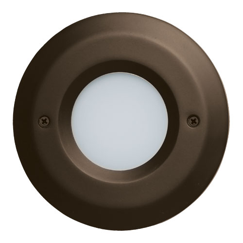 Elco Lighting Ibis Round Mini LED Step Light, 3W, 12V, 3000K, CRI90, Bronze, ELST8440BZ