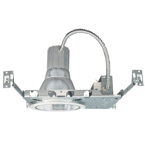 Elco Lighting 7 In. CFL Vertical Downlight, Plaster Frame, 120-277V, ELVF713E