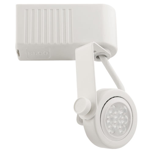 Elco Lighting LED Zeppelin Track Fixture, 50W, 12V, TRIAC Dimmable, White, ETLD526W