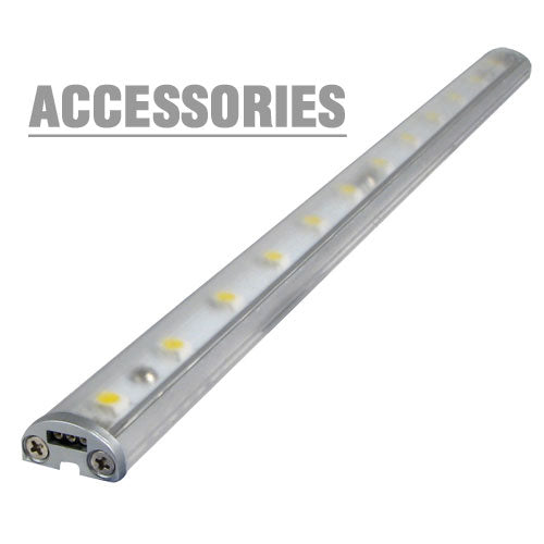 Elco Lighting LED Undercabinet Lightbar Mounting Bracket, 0°, EUDCS1