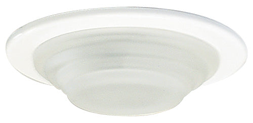 Elco Lighting Mini Shower Trim with Frosted Stepped Glass, 35W, 12V, Gold, E234G