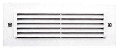 Elco Lighting Incandescent Brick Light, 40W, Angled Louver Faceplate, Black, ELST31B
