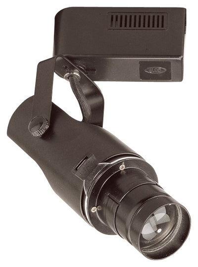 Elco Lighting Electronic Low Voltage Mini Projector Track Fixture, 50-75W, 12V, Juno Tip, Black, PJTLOB