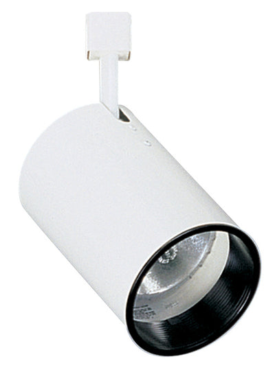 Elco Lighting PAR 30 Flat Back Cylinder Track Fixture, 75W, 120V, TRIAC/ELV Dimmable, Baffle, Black, ET635B
