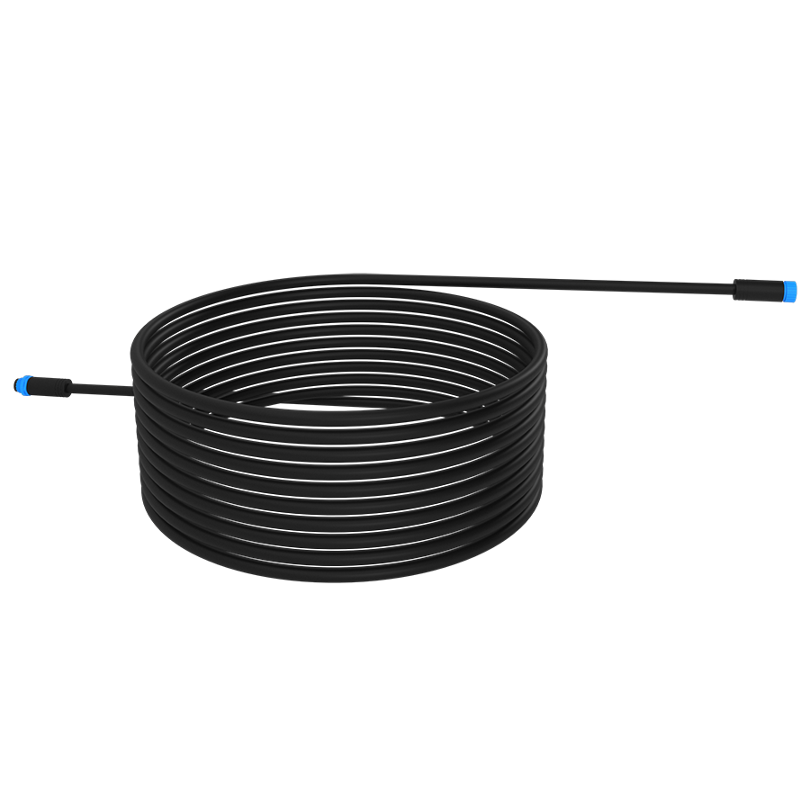 RAB Lighting P1 Extension Cord, 30 Ft., 18 AWG, 600V, Black, P1-3C