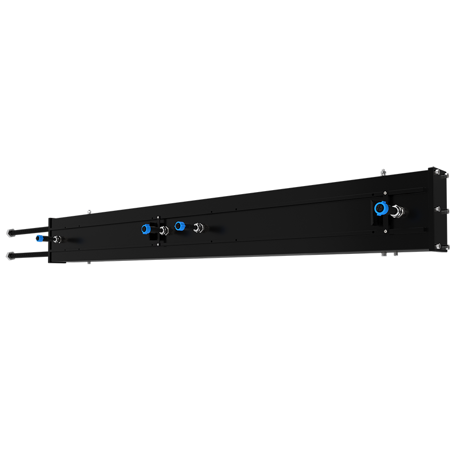 RAB Lighting P1 Power Box Mounting Rail, Black, P1-MR