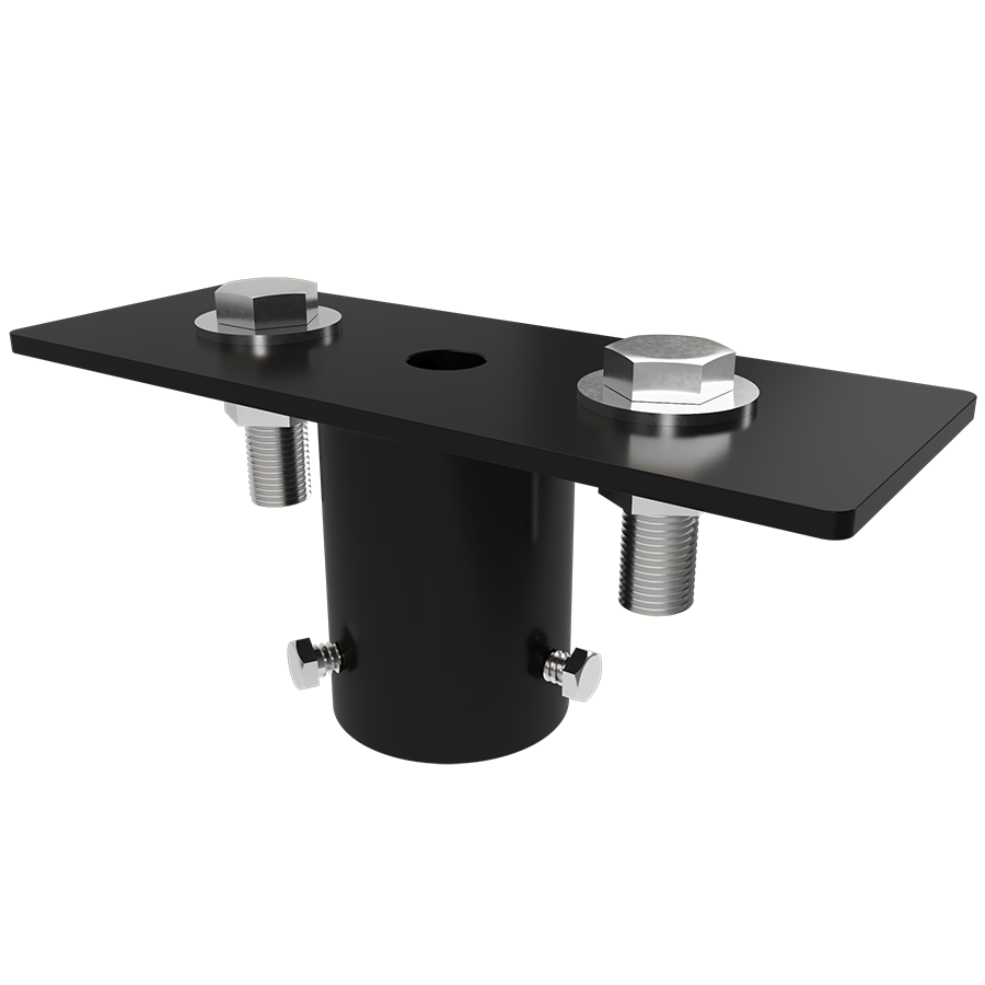 RAB Lighting P1 Slipfitter Adaptor, Black, P1-SF