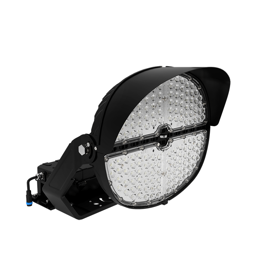 RAB Lighting Sportlight P1, 600W, 5700K, 120-277V, Black, P1M