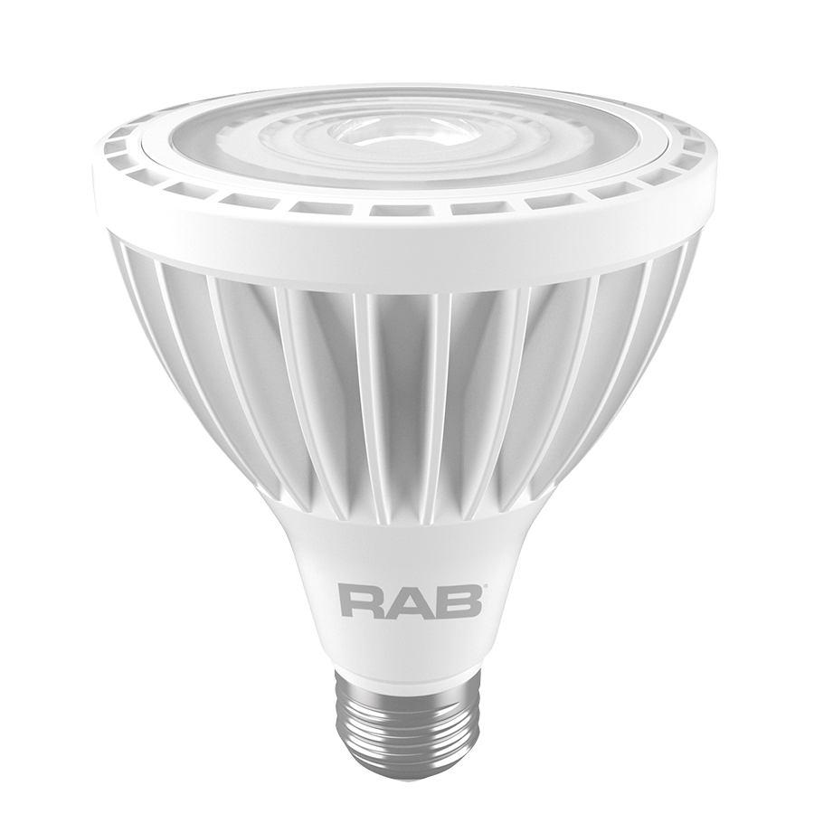 RAB Lighting PAR30L, 19W, 4000K, CRI90, 25 Deg., E26, Non-Dimming, PAR30L-19-E26-940-25D-ND