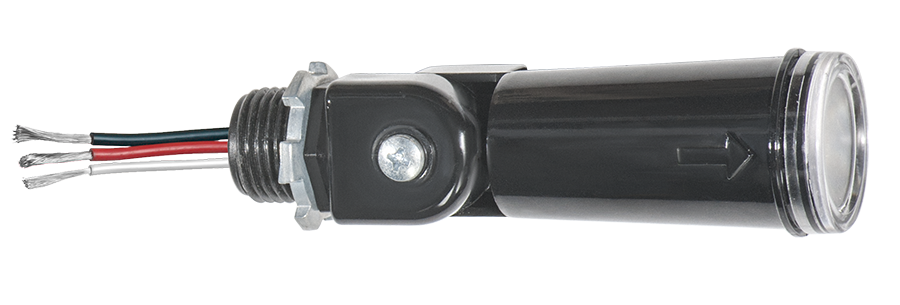 RAB Lighting PCS900 Photocontrol Swivel, 120V, Pencil Type, Black, PCS900