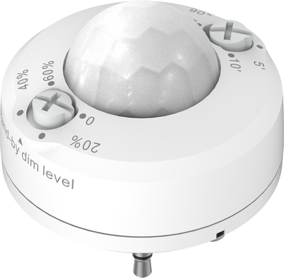 RAB Lighting PIR-S Sensor, HID Replacement, Photocell, White, PIR-S