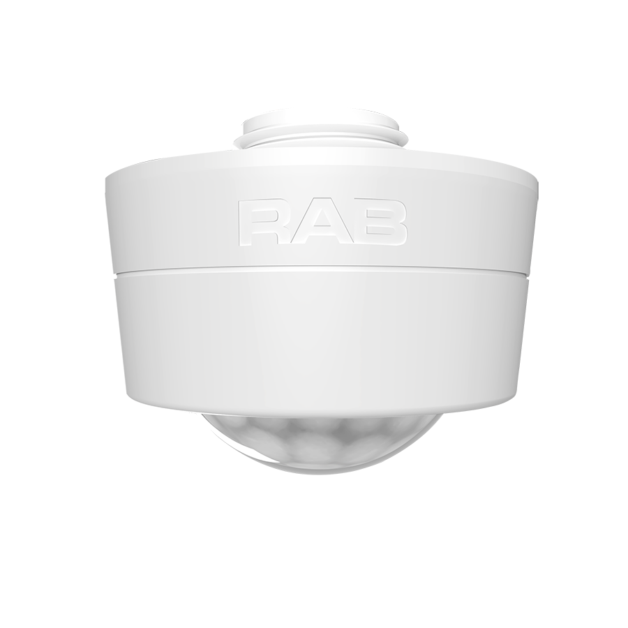 RAB Lighting PIR20 Low Ceiling Sensor, Low Voltage, White, PIR20