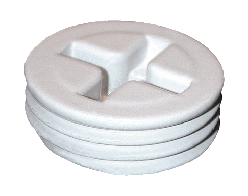 RAB Lighting Outdoor Accessory 3/4 In. Plug, Silver, R10S