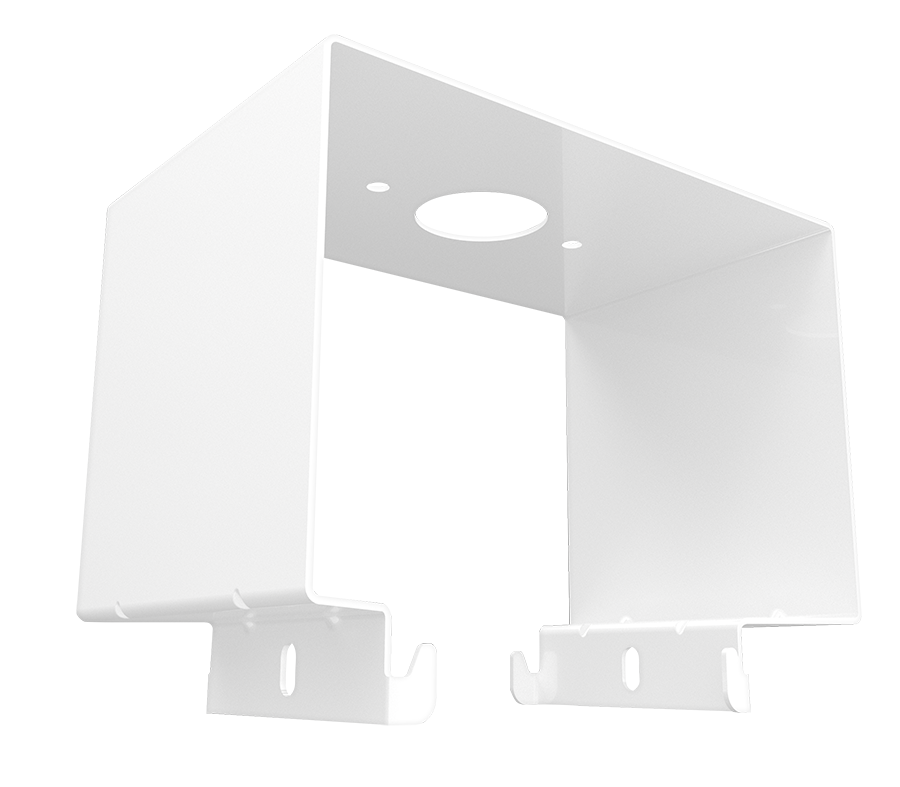 RAB Lighting Emergency Battery Pendant Mount Bracket, RBAY17 Small, White, PM-EM-RBAY17S
