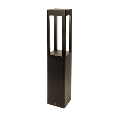 Westgate Mfg BOL-608 Square Bollard, 32in, 10/18/25W, CCT Selectable, Bronze, BOL-608-32-S-MCTP-BR
