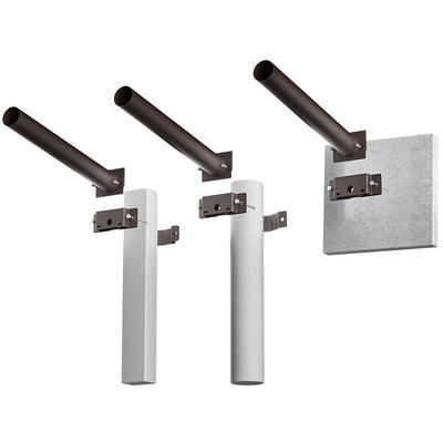 Westgate Mfg Wall and Pole Mounting Arm for Flood Lights, 20", Slip Fitter, Iron, Bronze, ACC-WPM20