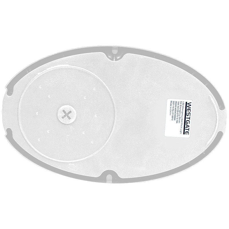 Westgate 120-277V Builder Series Decorative Outdoor LED AC/Emergency Unit, 15W, 3500K/4000K/5000K White, DELW-15W-MCT-WH